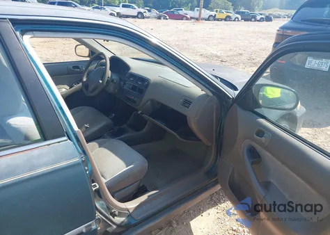 1998 Honda Civic Lx из США, поврежденный, VIN 2HGEJ6572WH606692